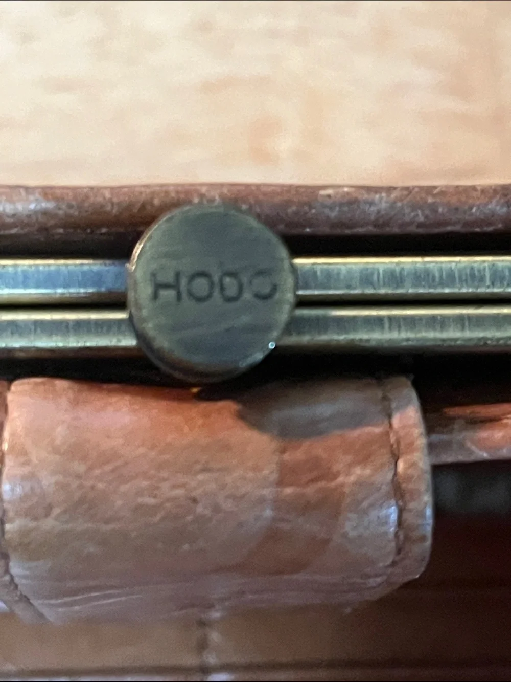 HOBO Embossed Leather Wallet